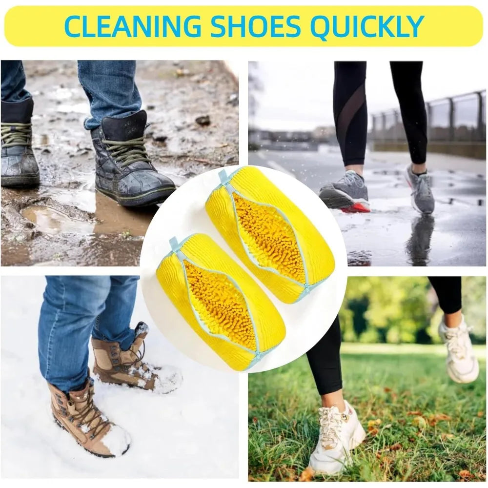 Shoe washing bag