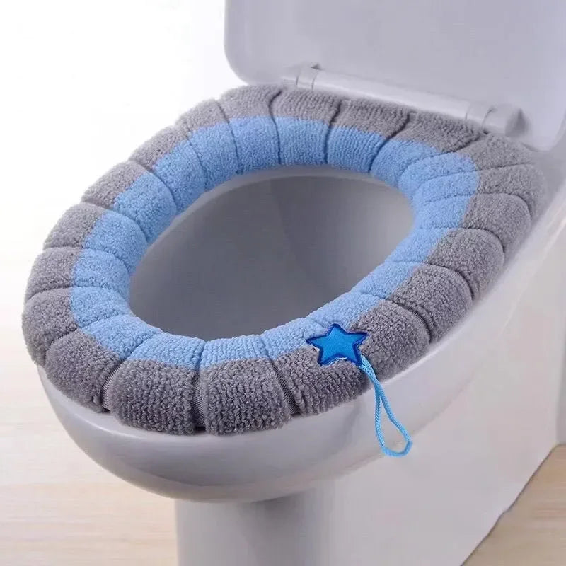 Warm toilet seat cover