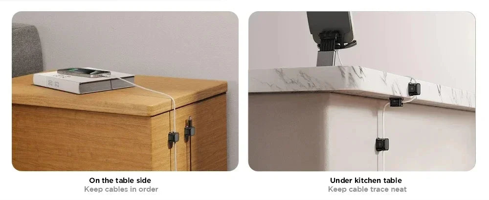Magnetic cable clip