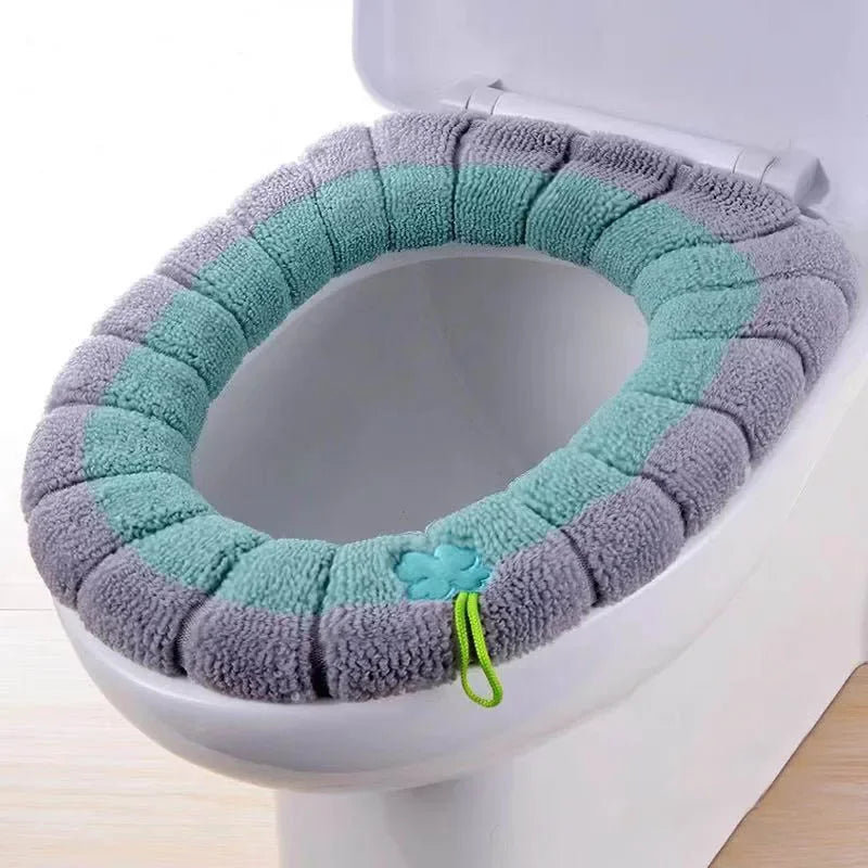 Warm toilet seat cover
