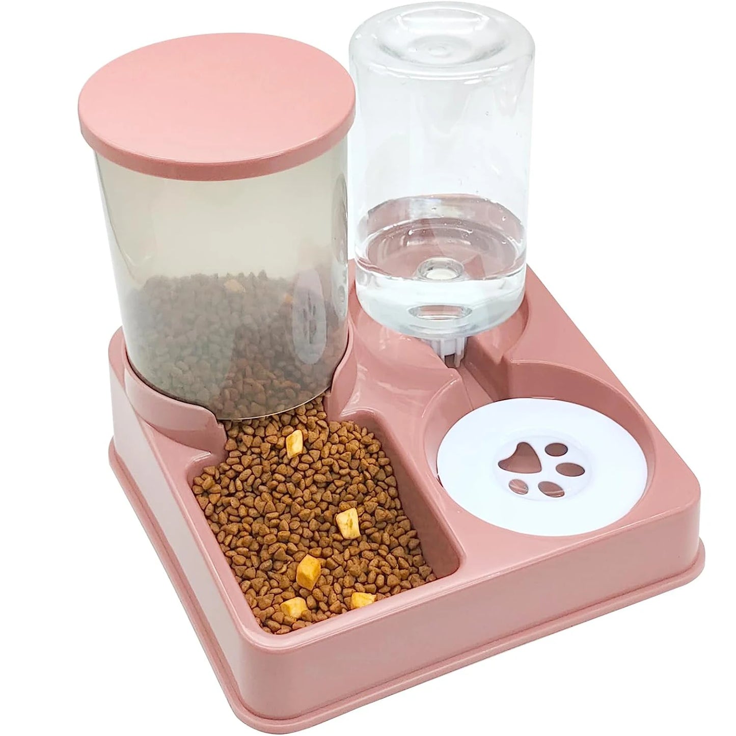 Automatic Cat Feeder Water Dispenser Set 2 In 1
