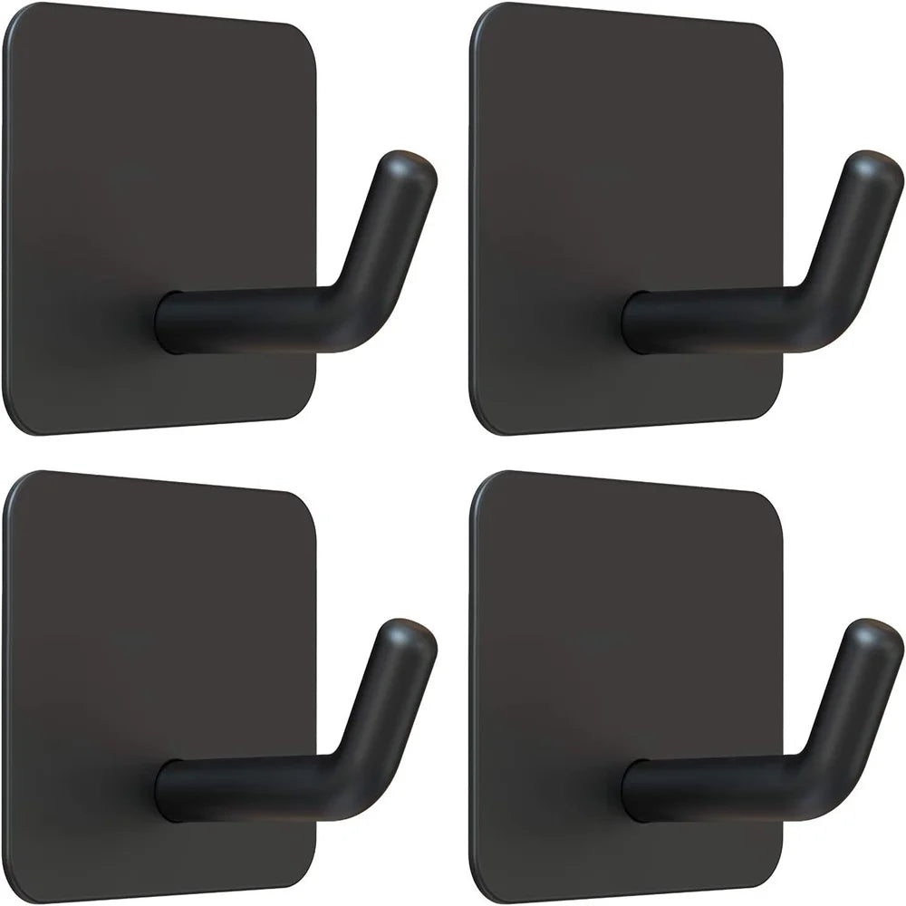 Stainless steel hook with adhesive mounting