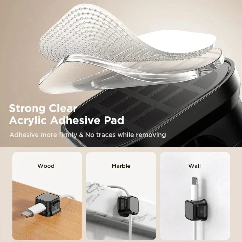 Magnetic cable clip